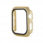 Wholesale Apple Watch Series 6/5/4/SE Hard Full Body Case with Tempered Glass 44MM (Rose Gold)